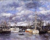 The Vauban Basin at Le Havre - 尤金·布丹